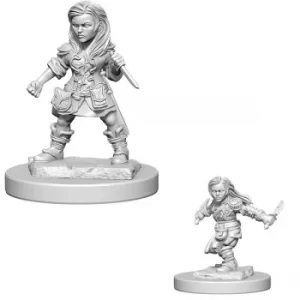 image of D&D Nolzur's Marvelous Unpainted Miniatures (W1) Halfling Female Rogue