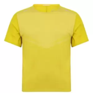 image of Nike Tech Ultra Short Sleeve T-Shirt Mens - Yellow