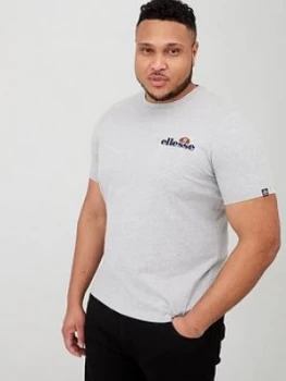 image of Ellesse Plus Size Voodoo T-Shirt - Grey, Size 4XL, Men