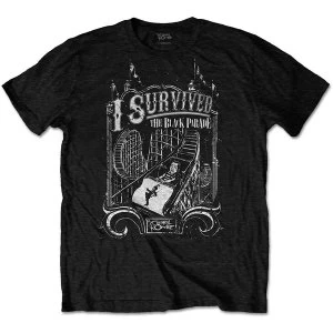 image of My Chemical Romance - I Survived Unisex Large T-Shirt - Black