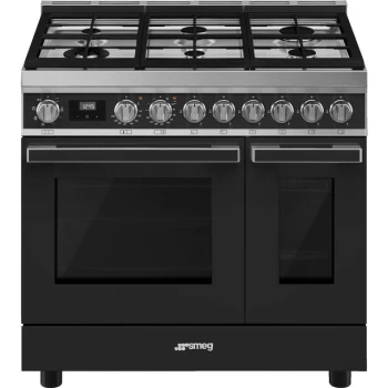 image of SMEG Portofino CPF92GMA Range Cooker - Anthracite - A Rated