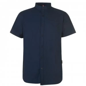 Image of Soviet Short Sleeve Tape Shirt - Navy