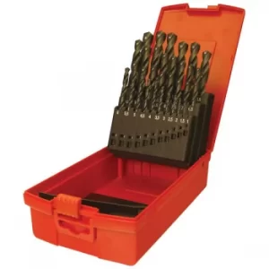 image of Dormer A190206 A190 No. 206 Metric HSS Drill Set of 29 1.0-13.0 x 0.5mm