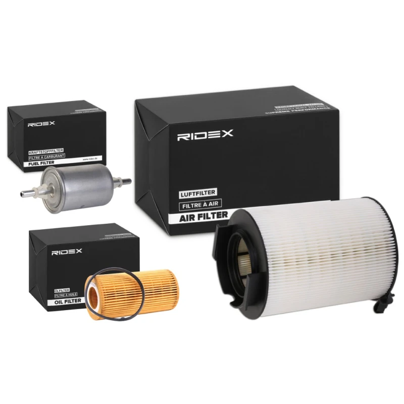 Image of RIDEX 4055F23137 Filter Set with gaskets/seals Filter Set (4055)