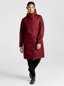 Image of Craghoppers CRAGHOPPERS CAITHNESS JACKET, Red, Size 12, Women