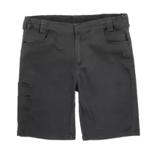 image of Result Mens Workguard Slim Chino Shorts (S) (Black)