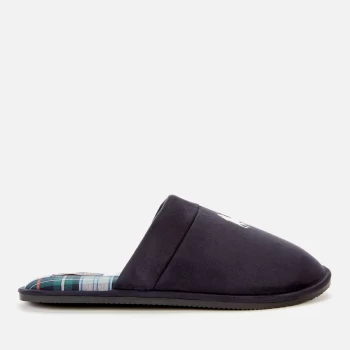 Image of Polo Ralph Lauren Mens Klarence Suede Mule Slippers - Navy - UK 10