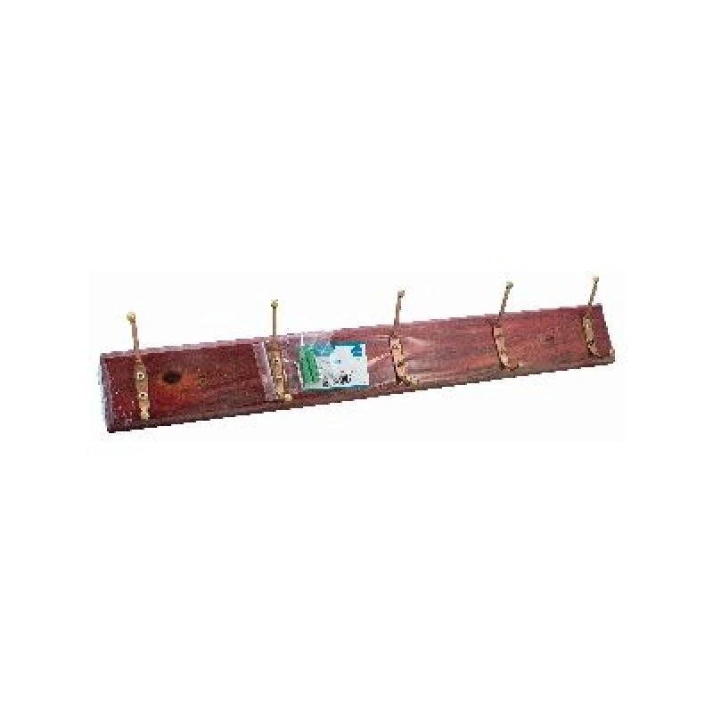 Image of Ashley 5 Hook Hat And Coat Rack - Mahogany