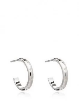 Image of Rachel Jackson London Rachel Jackson London Sterling Silver Star Studded Hoops
