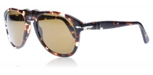 image of Persol PO0649 Sunglasses Tortoise 985/57 Polarized 52mm