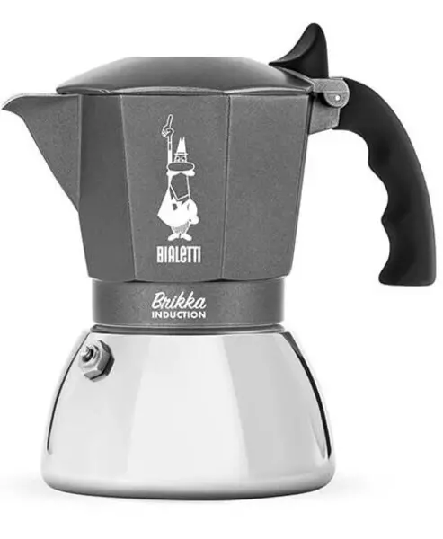 image of Bialetti Brikka Crema 4952 4 Cup Stovetop Coffee Maker