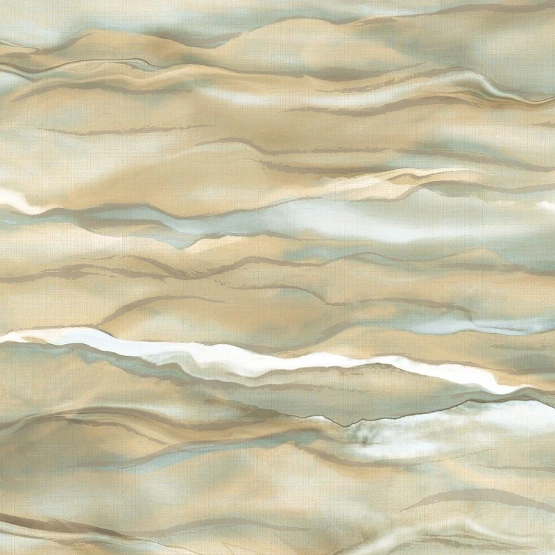 Image of Design ID DID Desert Sands Green & Gold Wallpaper Green unisex One Size