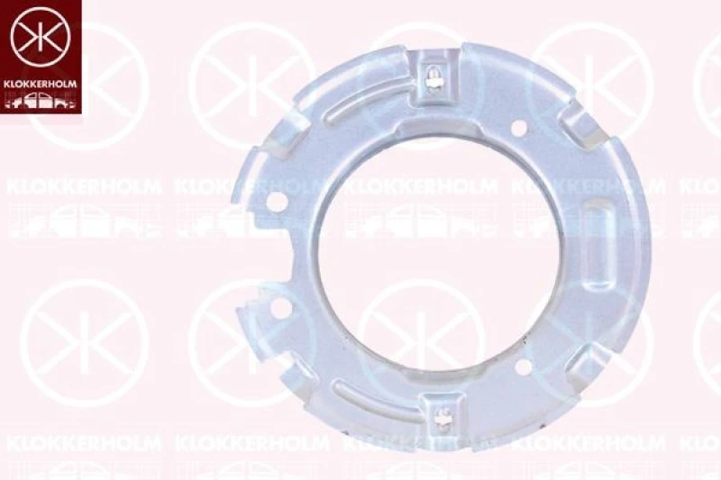 Image of KLOKKERHOLM Brake disc backing plate KLOKKERHOLM 0063870