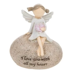 Image of Angel Stones Love Ornament