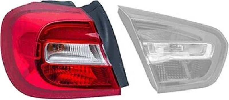 Image of VAN WEZEL Rear light VAN WEZEL 2930921