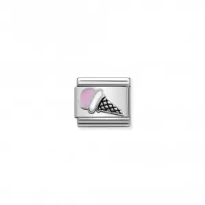 Image of Nomination Composable Classic Enamel Pink Ice Cream Link 330202/44