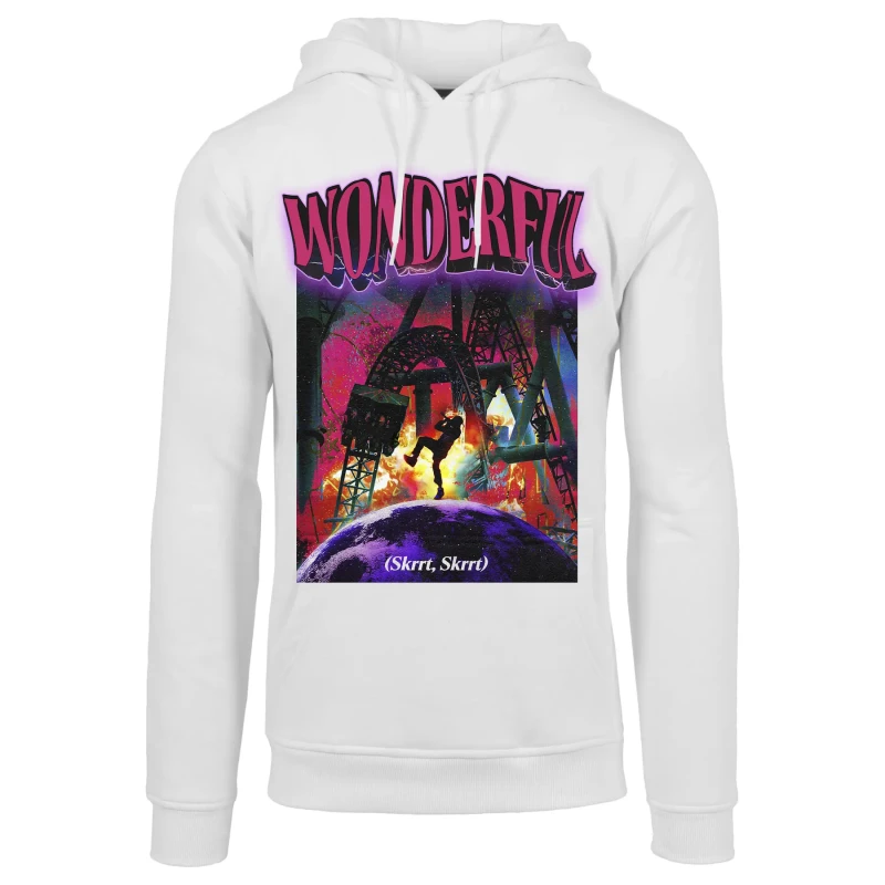 Image of Urban Classics Hoodie Urban Classics Wonderful Blanc Male XL