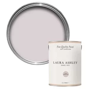 image of Laura Ashley Pale Amethyst Matt Emulsion Paint, 5L