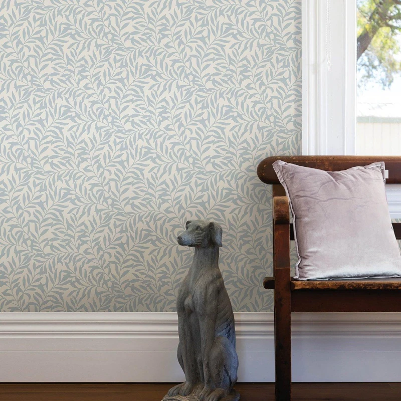 Image of Wall Pops Self Adhesive Wallpaper Wisley Blue Blue unisex 52CMX5.49M