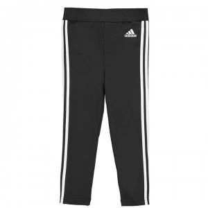 Image of adidas Girls 3-Stripes Leggings Slim - Black/White