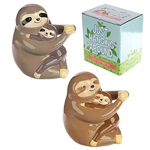 image of Sloth and Baby Money Box (1 Random Supplied)