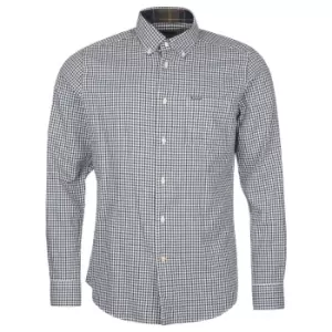 Image of Barbour Mens Padshaw Tailored Shirt Green Small