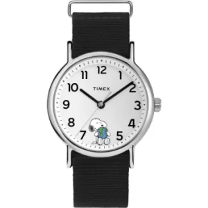 Image of Unisex Timex Peanuts Weekender Take Care Watch