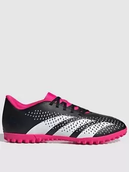 Image of adidas Mens Predator 20.4 Astro Turf Football Boot, Black/White, Size 10, Men