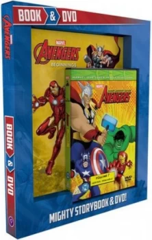 Image of Marvel Avengers Book and DVD by Parragon Books Ltd Book