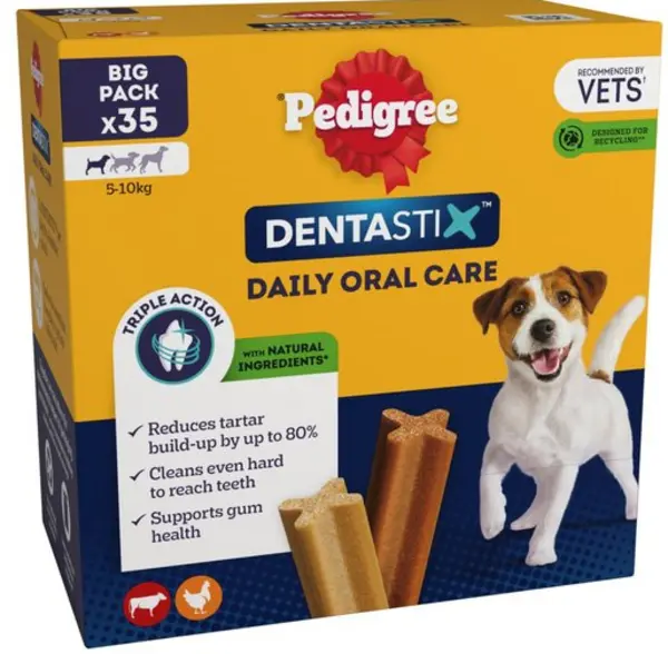 Pedigree Dentastix Daily Dental Chews Small Dog 35 Sticks