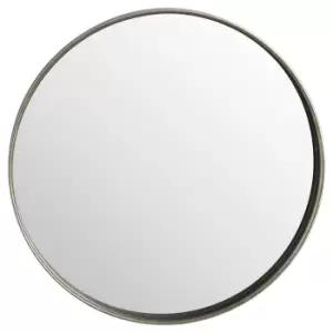 Image of Large Bronze Narrow Edged Wall Mirror