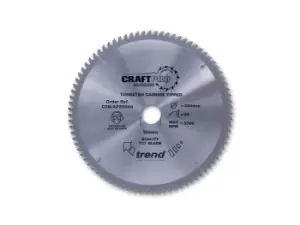 Image of Trend CSB/AP18458A Craft Saw Blade Aluminium and Plastic 184 x 58T x 30
