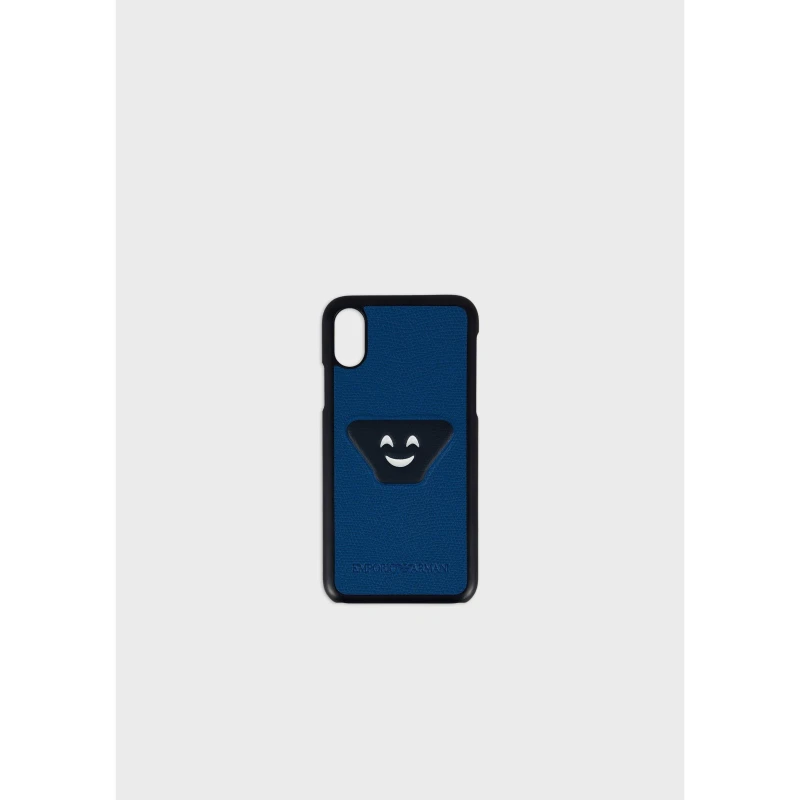 Image of Emporio Armani Emporio Phone Case - Blue Blue One Size
