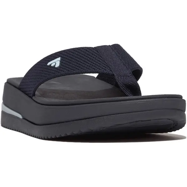 Image of Fitflop Womens Surff Two-tone Toe Post Sandals UK Size 5 (EU 38) Midnight Navy FIT091-MNAVY-5