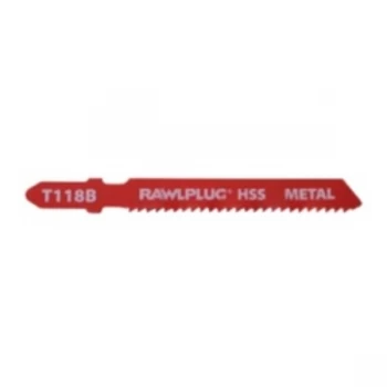 Image of Rawlplug Jigsaw Blades For Metal Fine Pack 5
