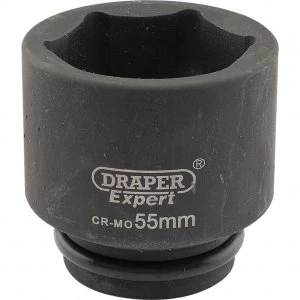 Image of Draper Expert 3/4" Drive Hexagon Impact Socket Metric 3/4" 55mm