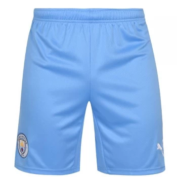 image of Puma Manchester City Home Shorts 2021 2022 - Blue