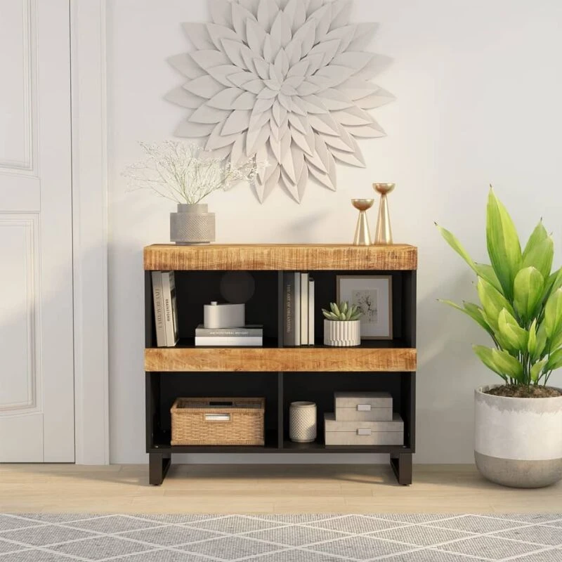 Image of VIDAXL Side Cabinet 85x33x75cm Solid Wood Mango Vidaxl 8720845781330