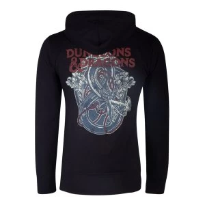 Image of Hasbro - Dungeons & Dragons Iconic Logo Mens Large Hoodie - Black