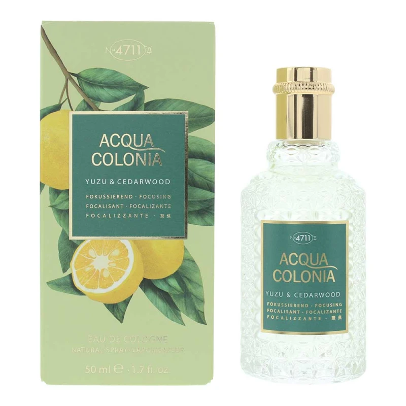 Image of 4711 Acqua Colonia Yuzu Cedarwood Eau De Cologne 50ml