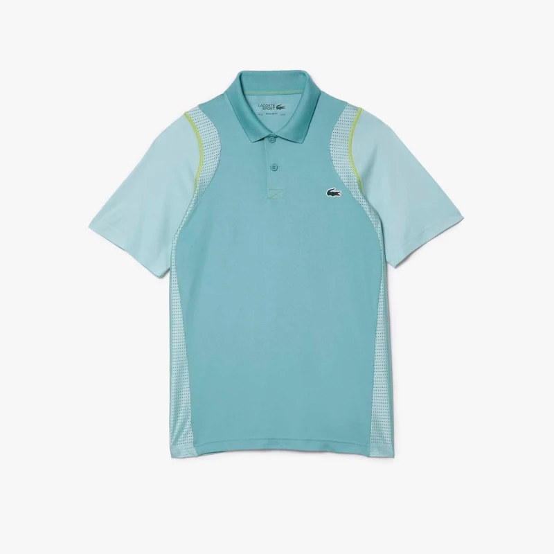 Image of Lacoste Tennis Recycled Polyester Polo Shirt - Multi Multi XS