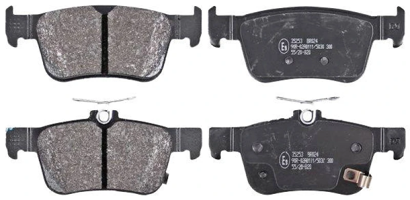Image of A.B.S. 35253 Brake pad set with acoustic wear warning Brake Pad Set,disc brake (402)
