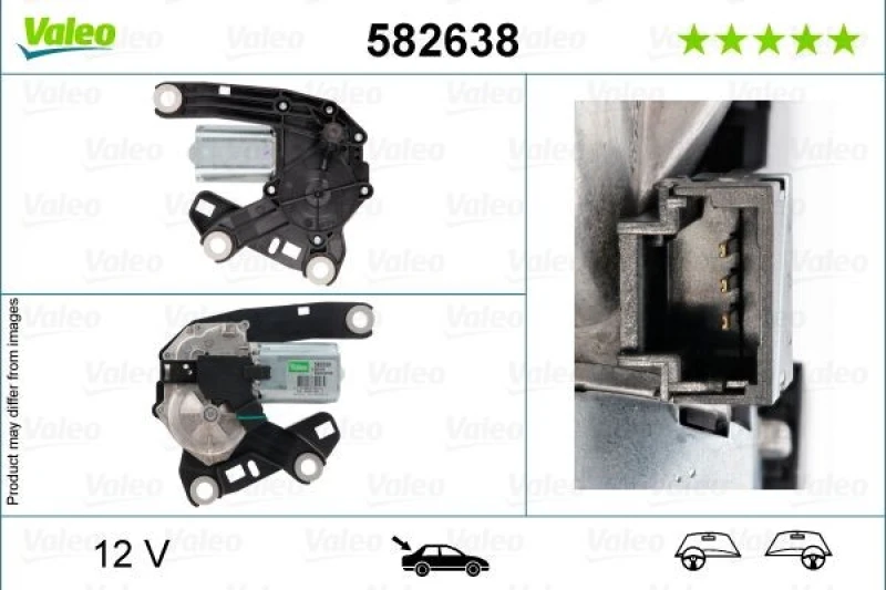 Image of Wiper motor VALEO 582638