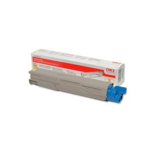 Image of OKI 43459329 Original Yellow Laser Toner Ink Cartridge