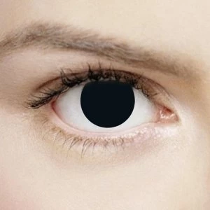 image of Black Out 1 Day Halloween Coloured Contact Lenses (MesmerEyez XtremeEyez)