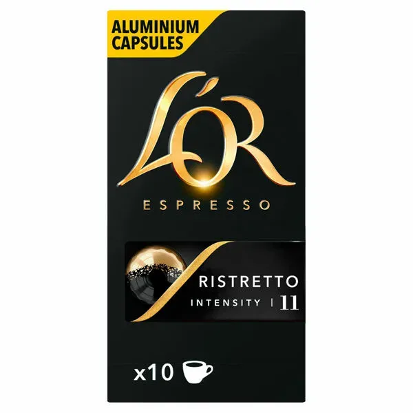 Image of L'OR Ristretto Espresso Coffee 10 Pods