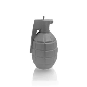 Image of Gray Matt Small Grenade Candle