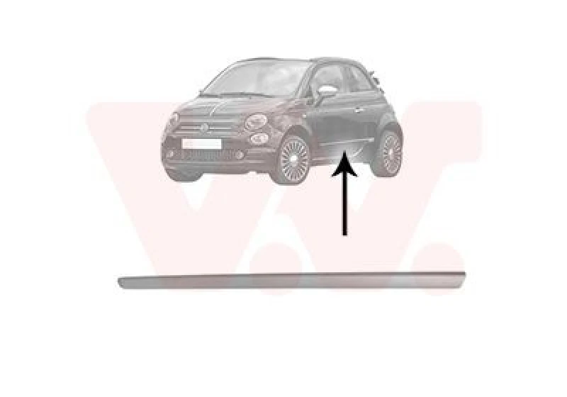 Image of VAN WEZEL Door moulding trim VAN WEZEL 1604427