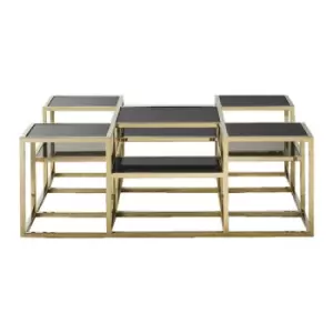 Image of Gallery Direct Santorini Coffee Table Gold