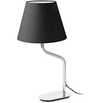 Image of Faro ETERNA - Table Lamp Round Tapered Black, E27